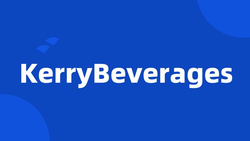 KerryBeverages