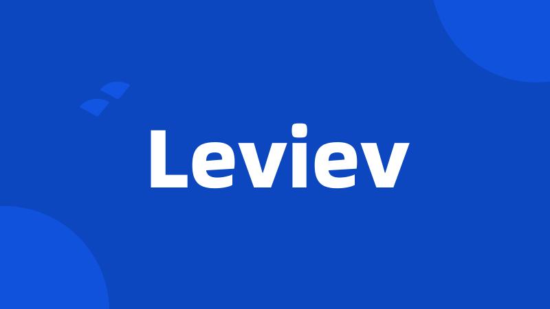 Leviev