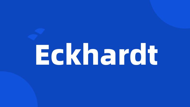 Eckhardt