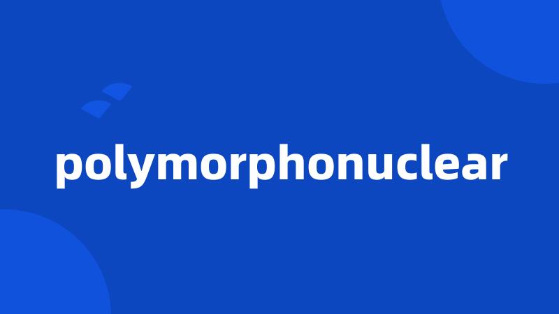 polymorphonuclear