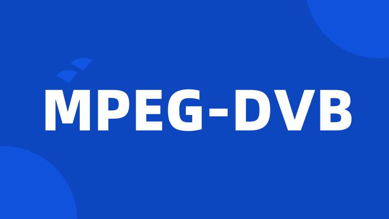 MPEG-DVB
