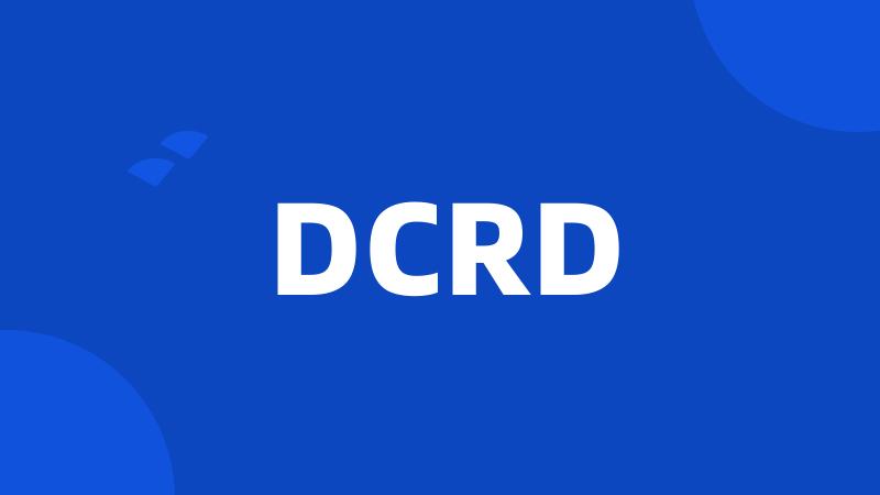 DCRD