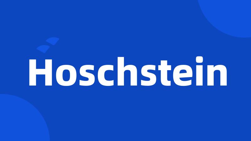 Hoschstein