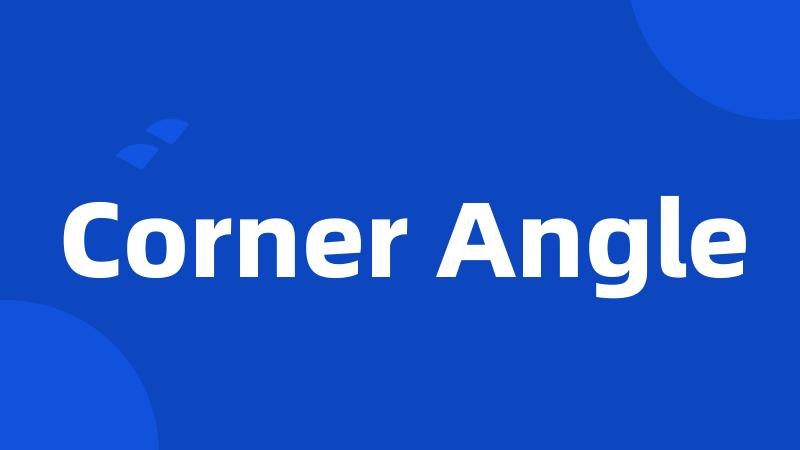 Corner Angle