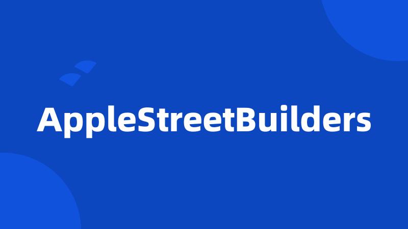 AppleStreetBuilders
