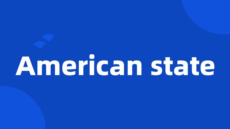 American state