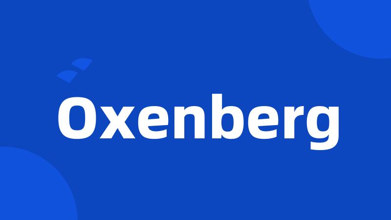 Oxenberg