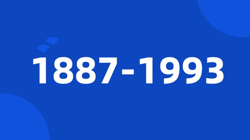 1887-1993
