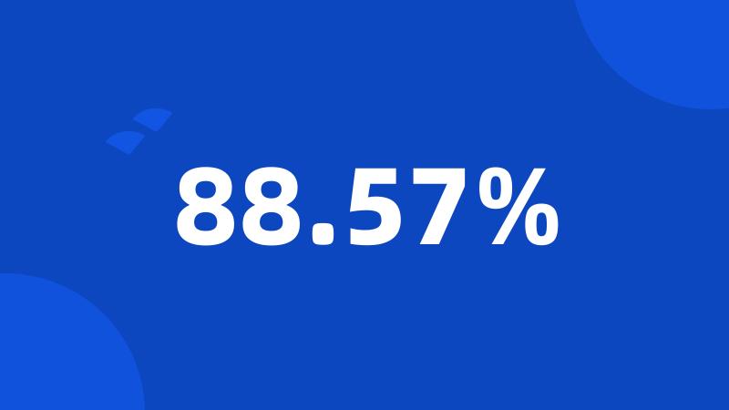 88.57%