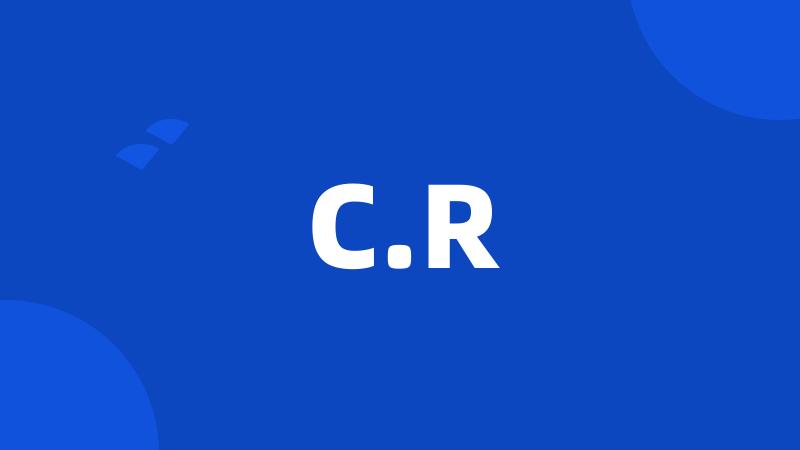 C.R