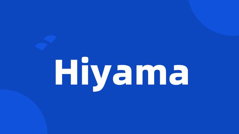 Hiyama
