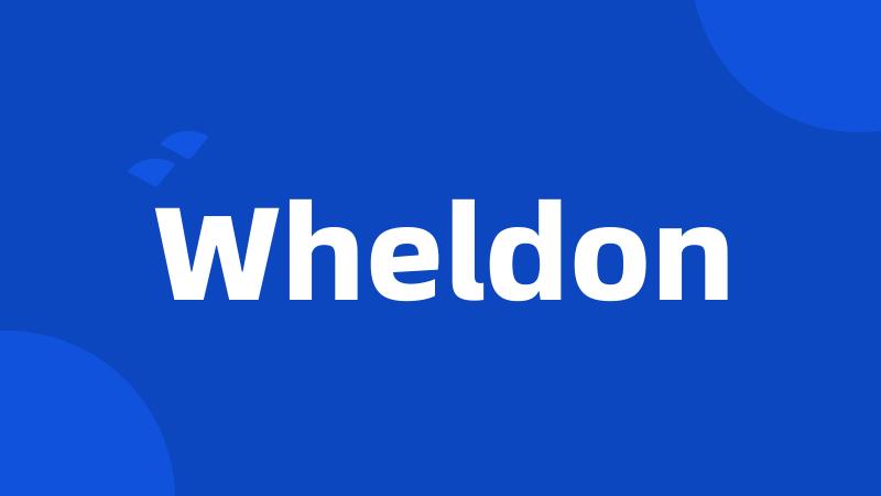 Wheldon