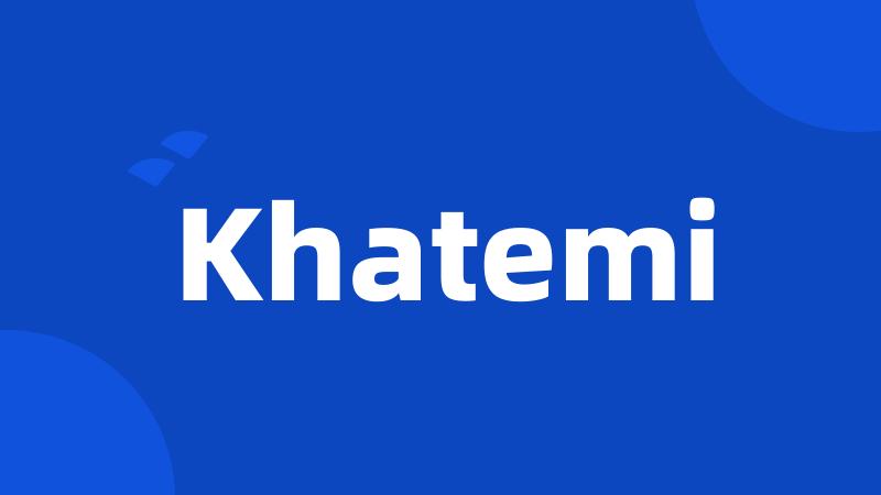 Khatemi