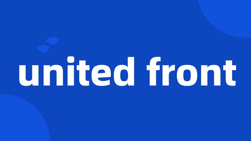 united front