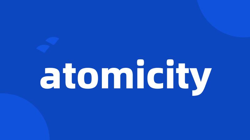 atomicity
