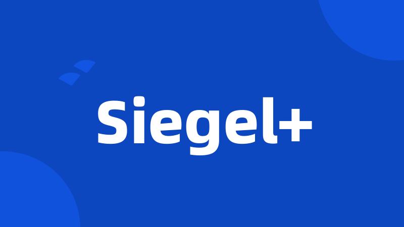 Siegel+