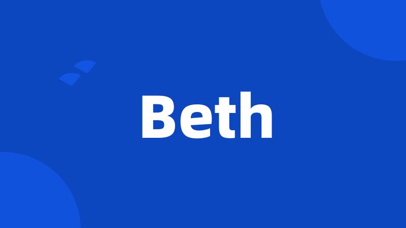 Beth