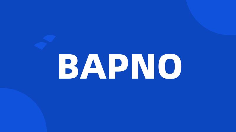 BAPNO