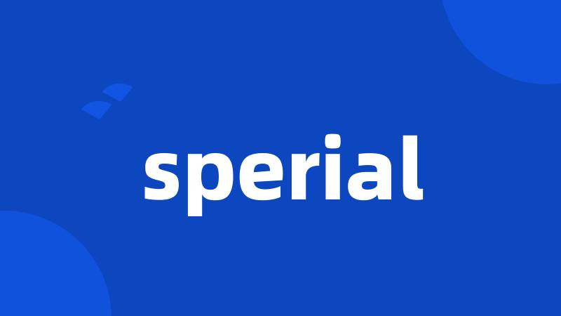 sperial