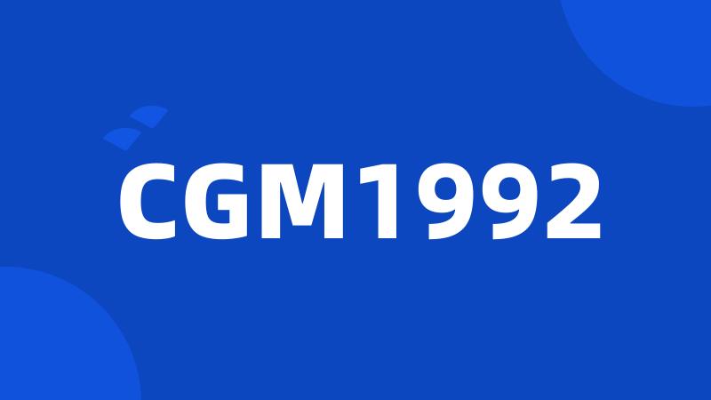 CGM1992