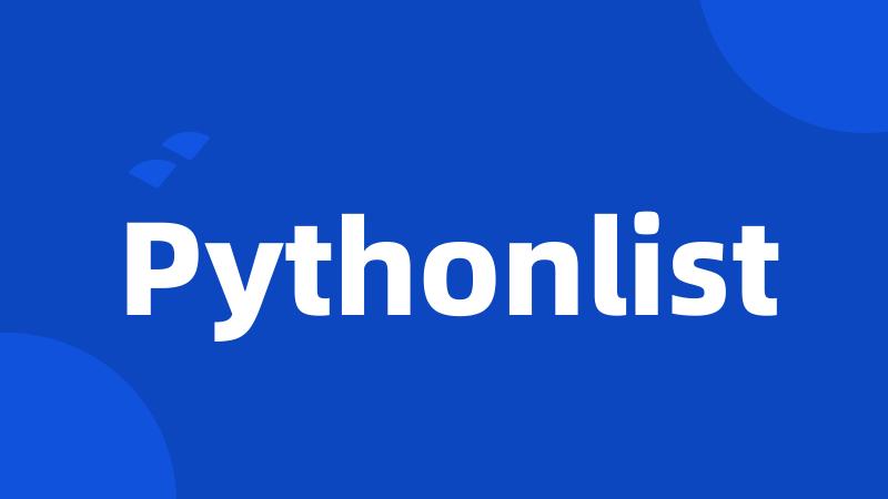 Pythonlist