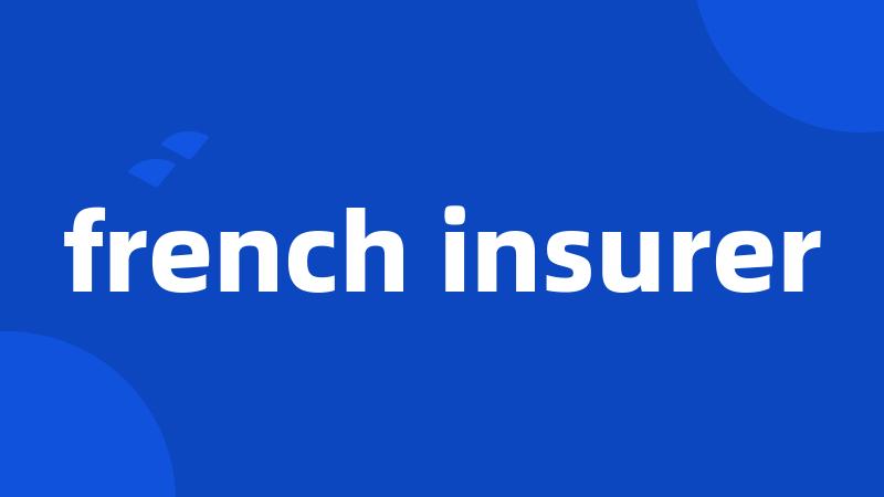 french insurer