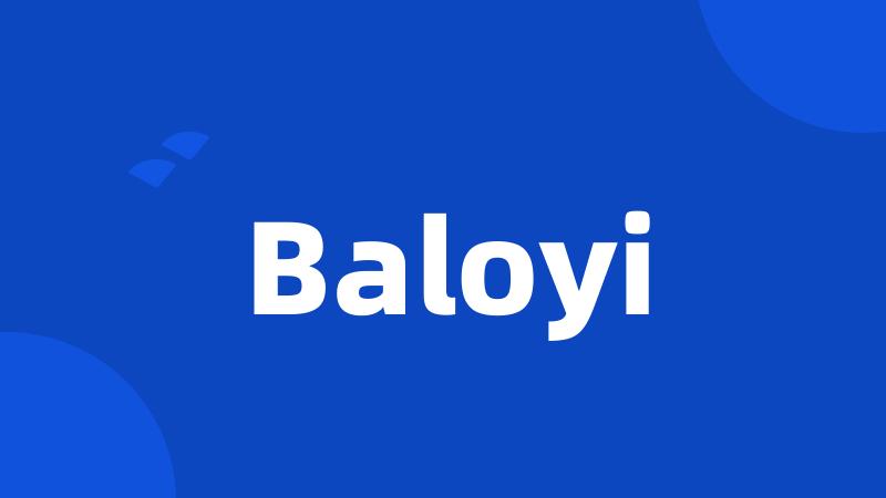 Baloyi
