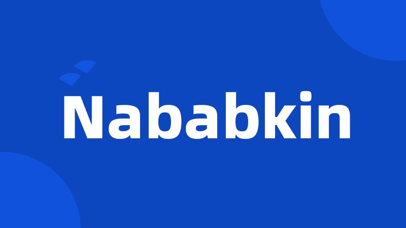 Nababkin