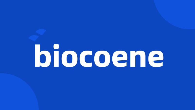biocoene