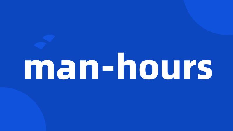 man-hours