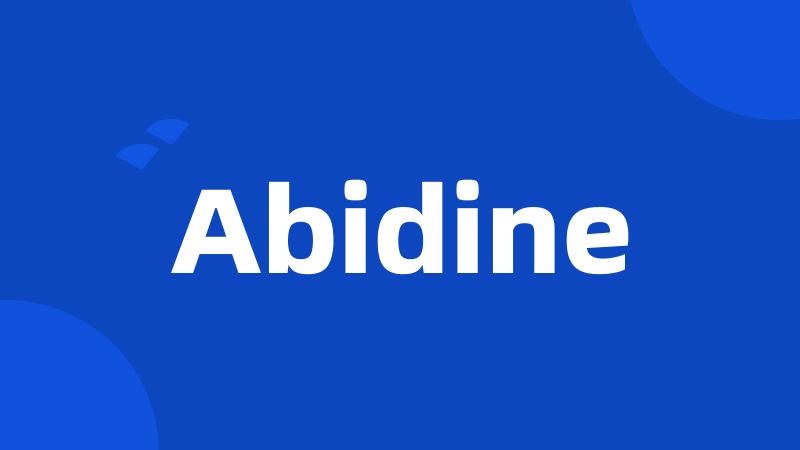 Abidine