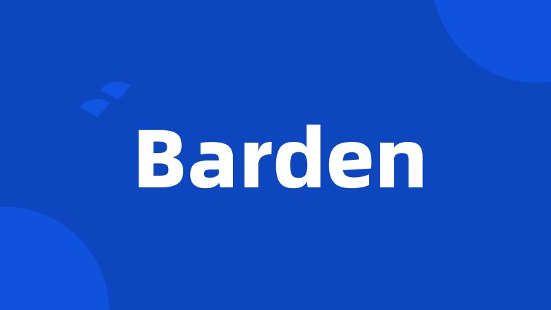 Barden