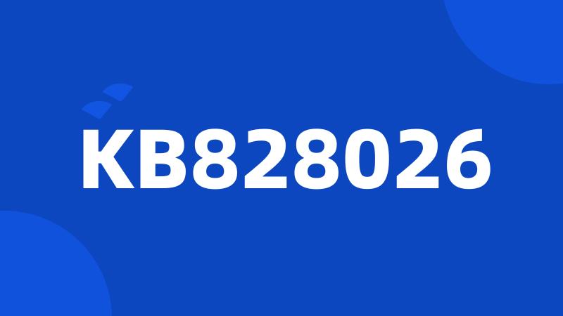 KB828026