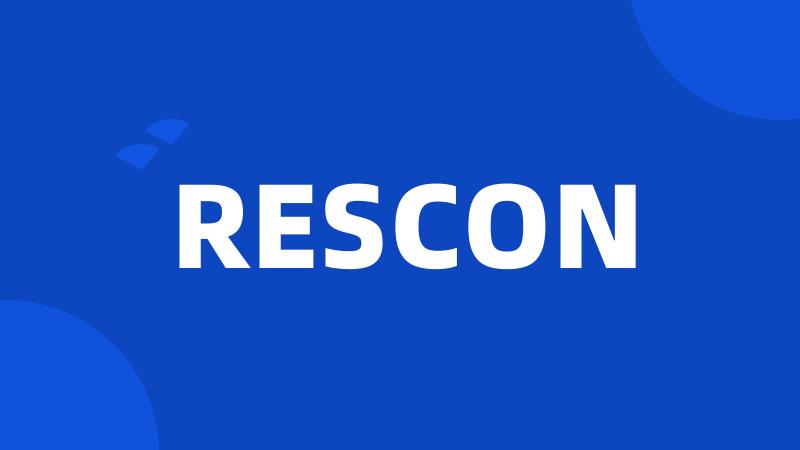 RESCON