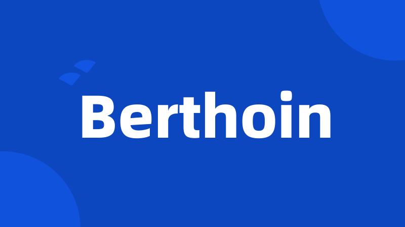 Berthoin