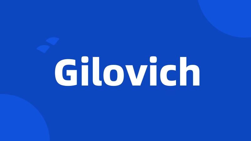 Gilovich
