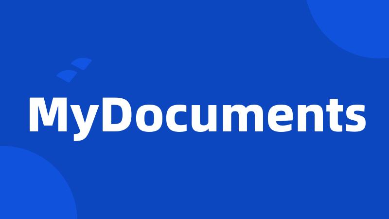 MyDocuments