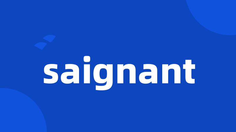 saignant