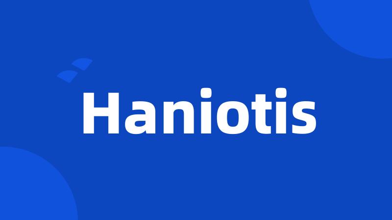 Haniotis