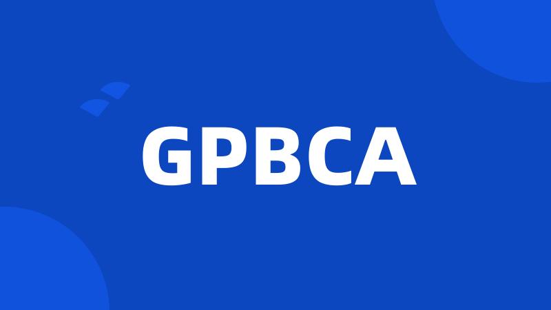 GPBCA