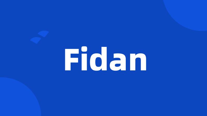 Fidan