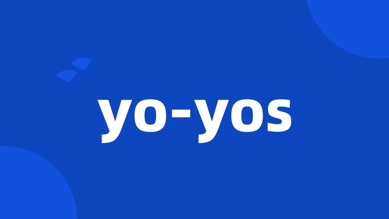 yo-yos