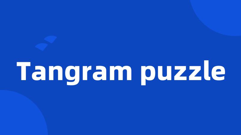 Tangram puzzle