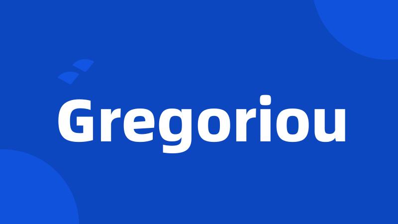 Gregoriou
