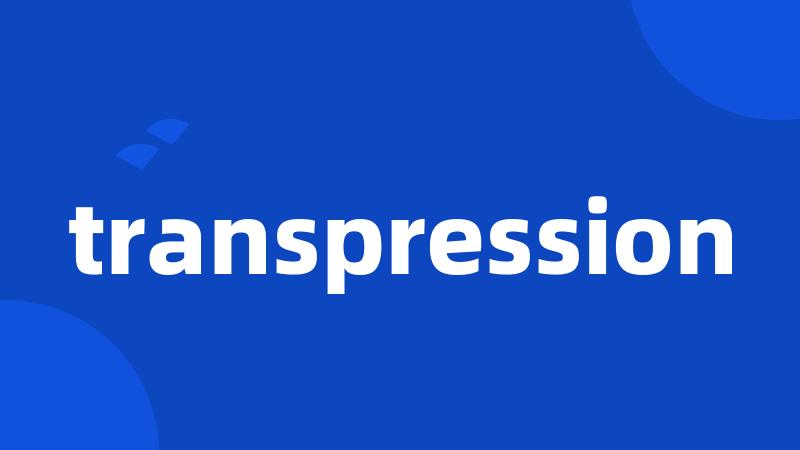 transpression
