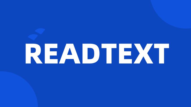 READTEXT
