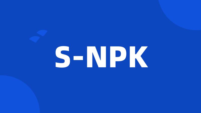 S-NPK