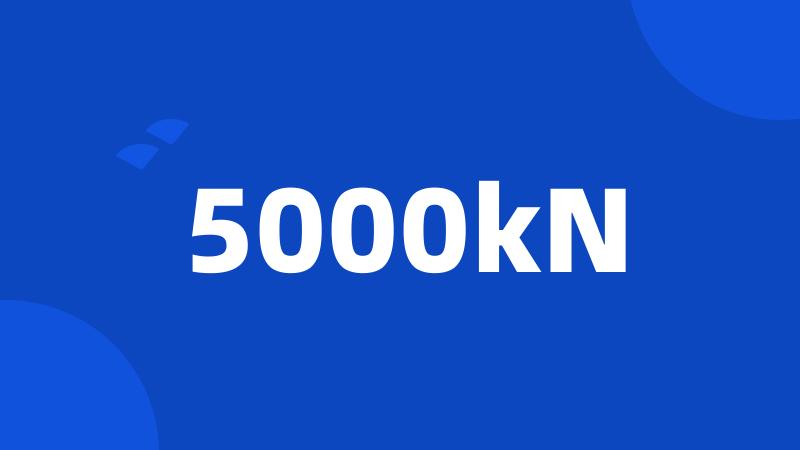 5000kN