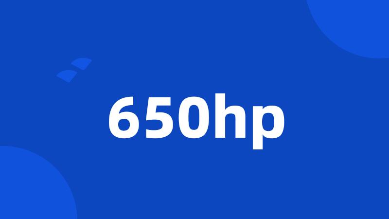 650hp