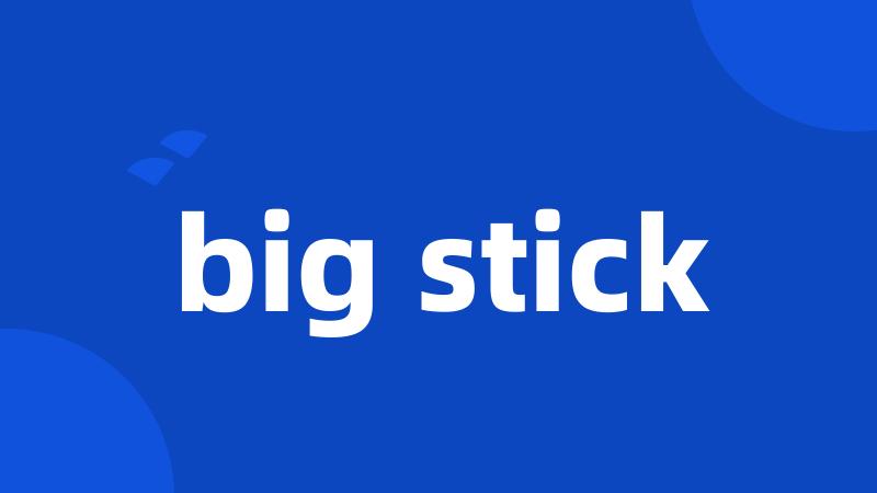 big stick